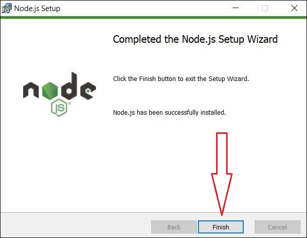 Node Js Setup Wizard