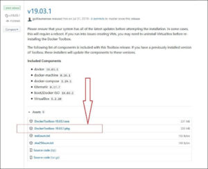 what does docker toolbox install