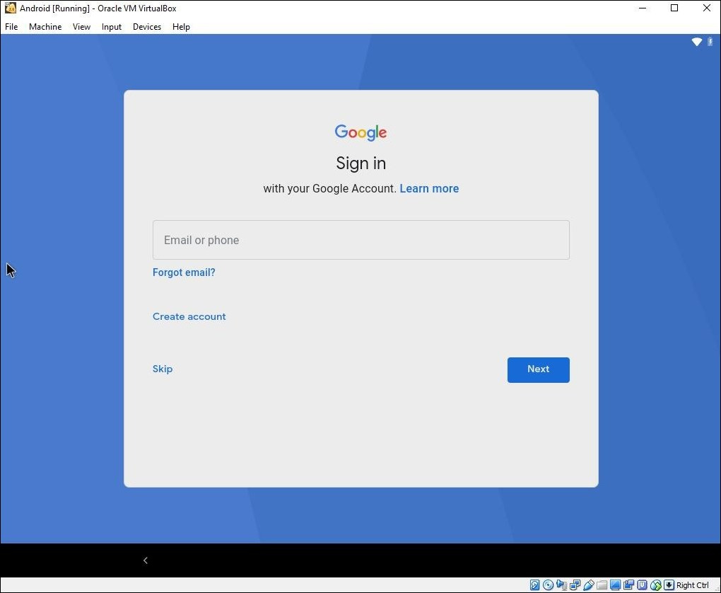 Login Google Account