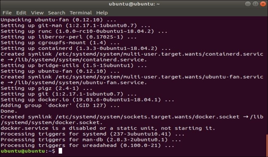 Docker Installed