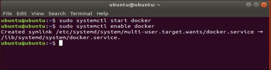 Start & Enable Docker Service