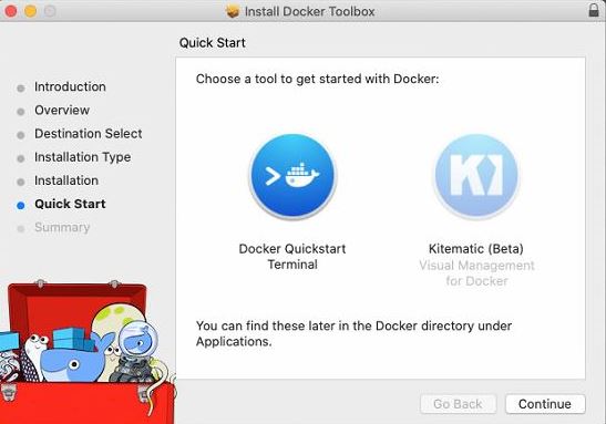 Docker Toolbox Quickstart