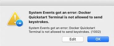 System Events Error