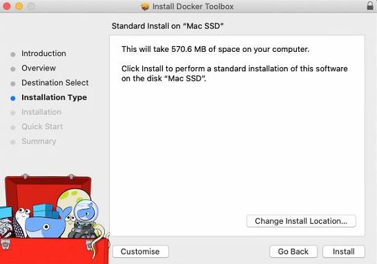 Docker Toolbox Mac SSD